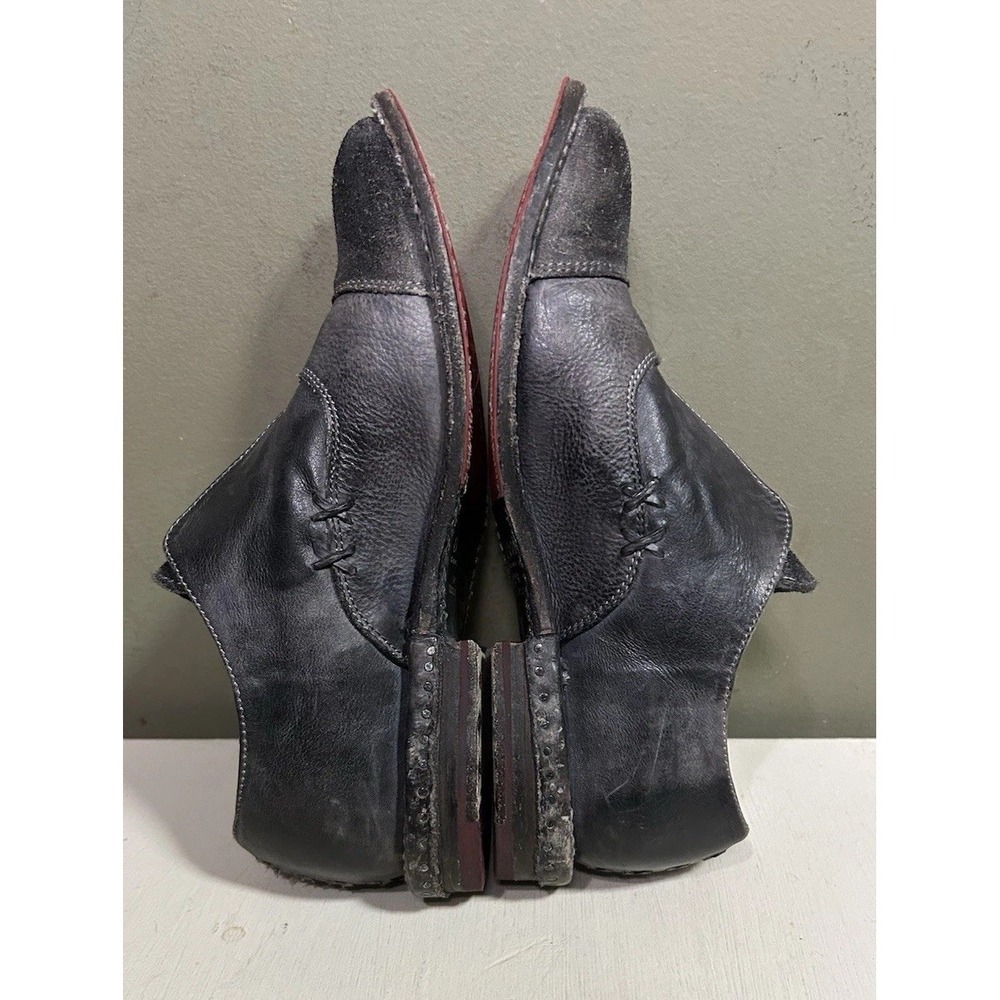 Bed Stu Rose Cobbler Shoes Womens Sz 39 US 8 Gray Leather Slip On Steampunk - Picture 5 of 12